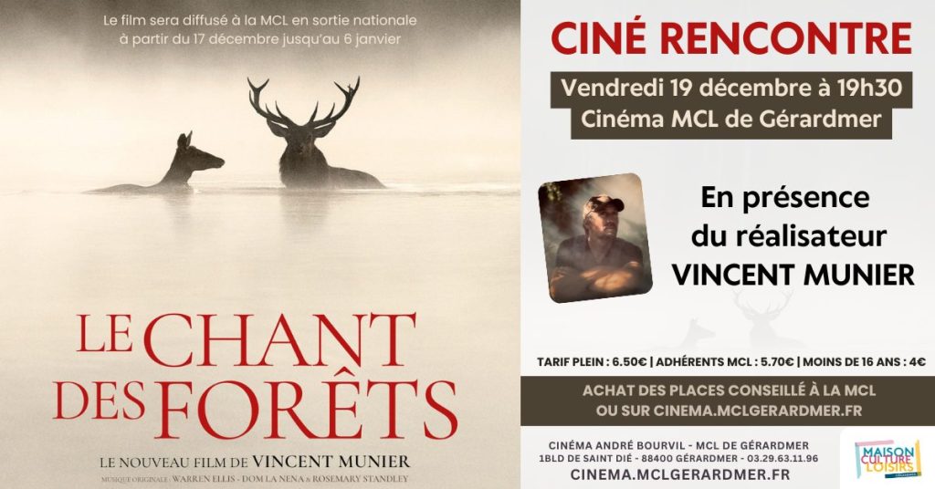 Vincent Munier présente ‘Le chant des forêts’, un film sur la biodiversité en milieu naturel