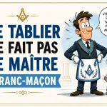 Le tablier ne définit pas le maître maçon : analyse des symboles en franc-maçonnerie.