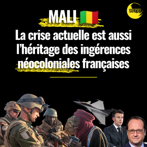 Mali : la crise actuelle liée aux conséquences des interventions françaises.