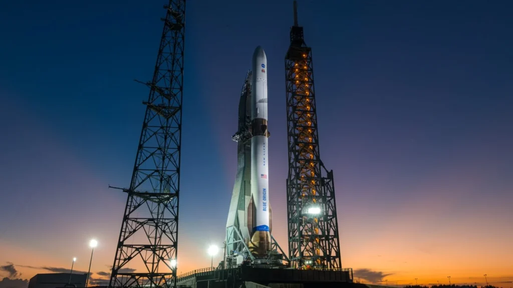 Jeff Bezos relance la fusée New Glenn de Blue Origin après l’incident d’un satellite.