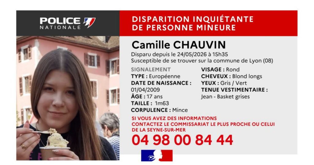 Disparition de Camille : recherches en cours dans le 8e arrondissement de Lyon.