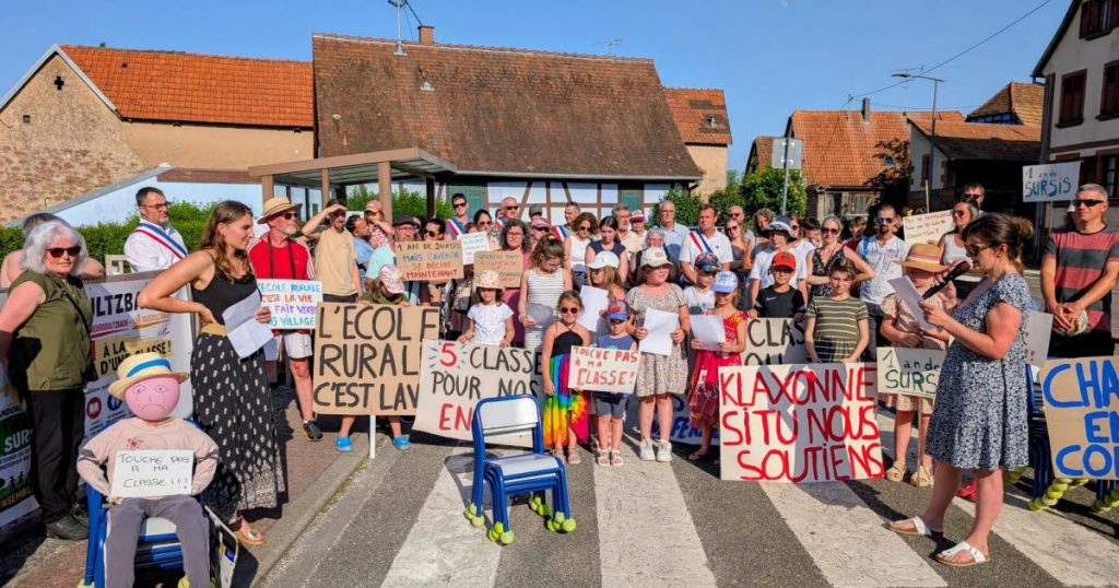 Menchhoffen : Mobilisation des parents et élus pour maintenir une classe au RPI du Soultzbach