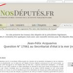 Jean-Félix Acquaviva interroge le Secrétariat d&rsquo;État à la mer sur la question N° 17061 retirée.