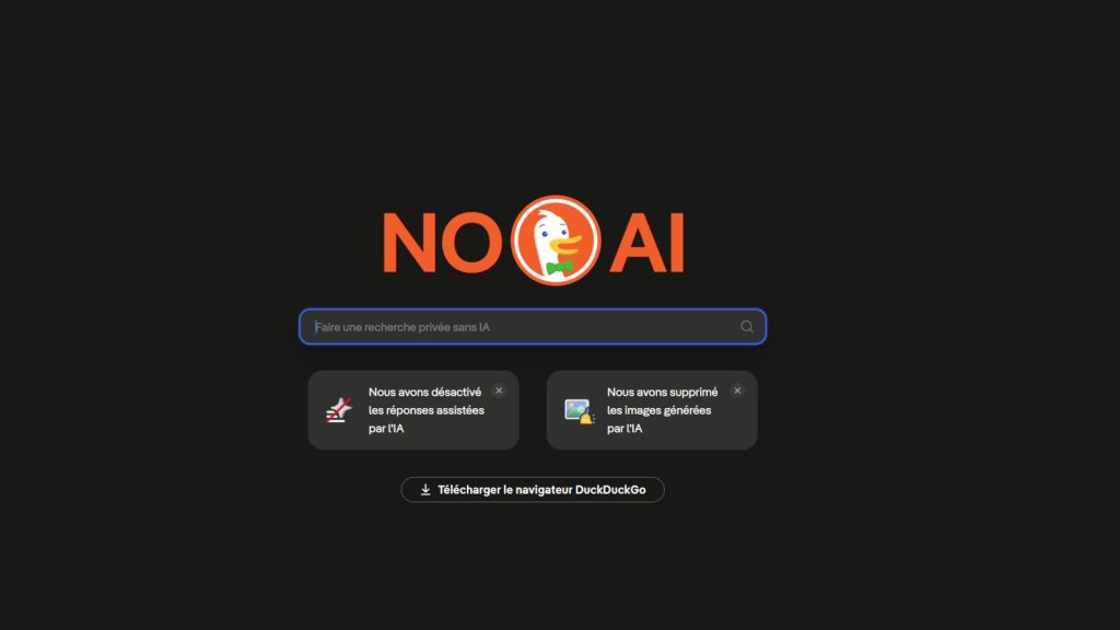 DuckDuckGo capitalise sur le mécontentement envers l’IA dans les résultats de Google Search.