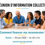 Réunion d&rsquo;information collective à Bastia sur l’emploi et la formation professionnelle.