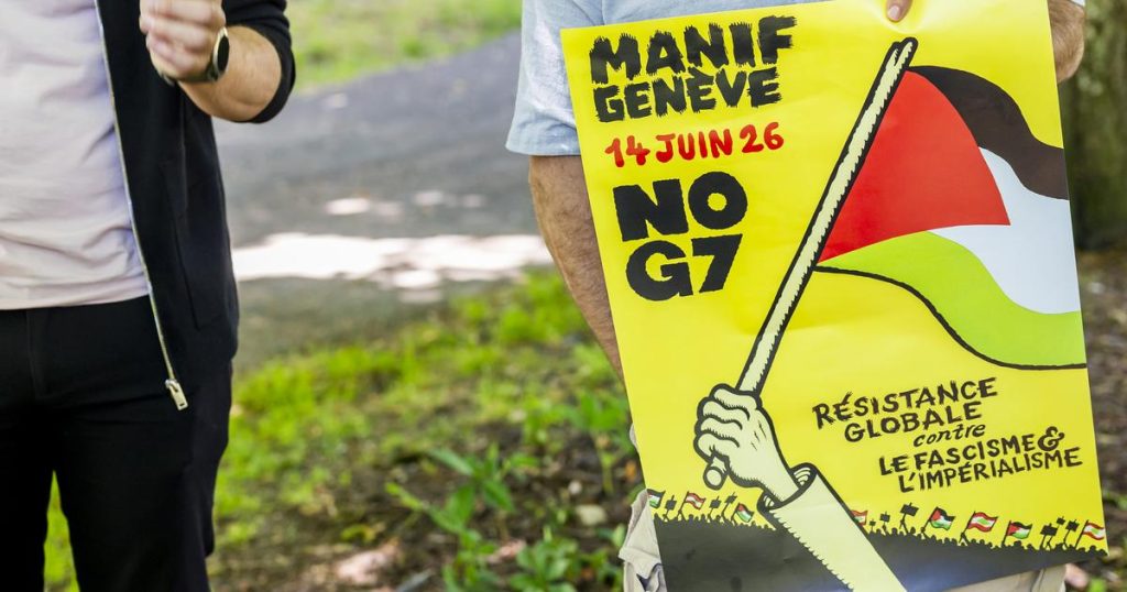 Genève autorise la manifestation anti-G7 avec un parcours imposé pour les participants.