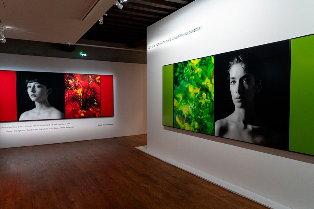 Hommage à Marie-Jo Lafontaine : une exposition sur l’évolution du monochrome au noir et blanc