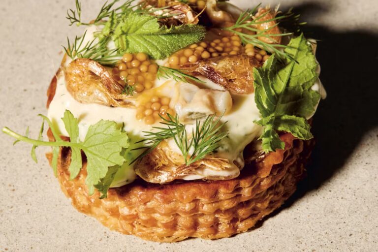 Vol-au-vent aux coquillages : la recette de la cheffe Sarah Mainguy dévoilée.