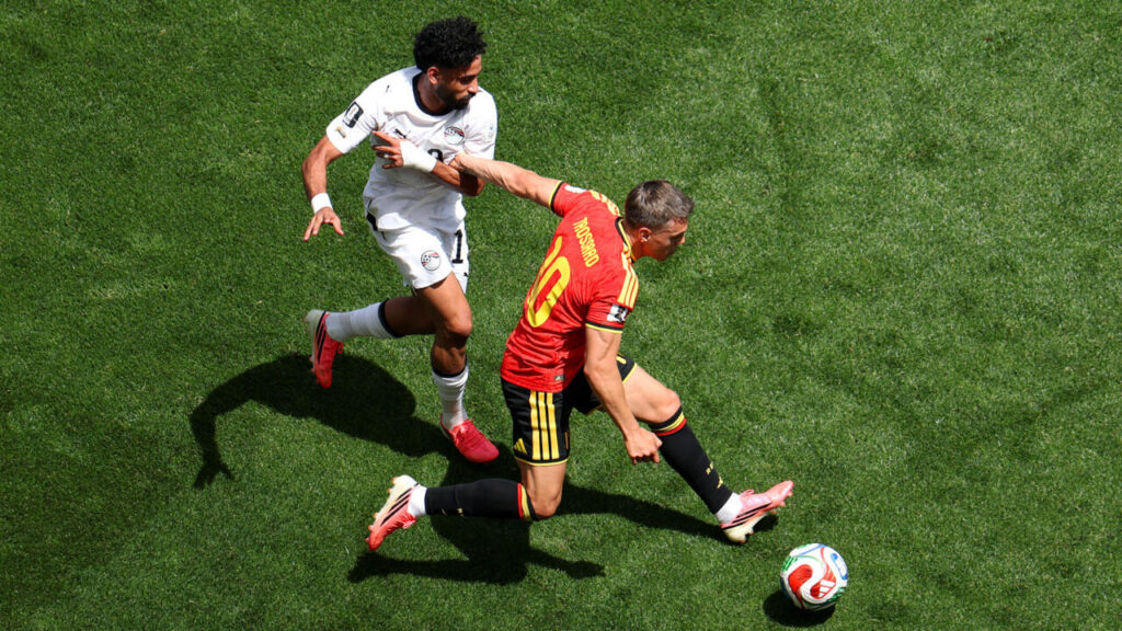 Belgique et Égypte se neutralisent lors d’un match disputé au Mondial 2026
