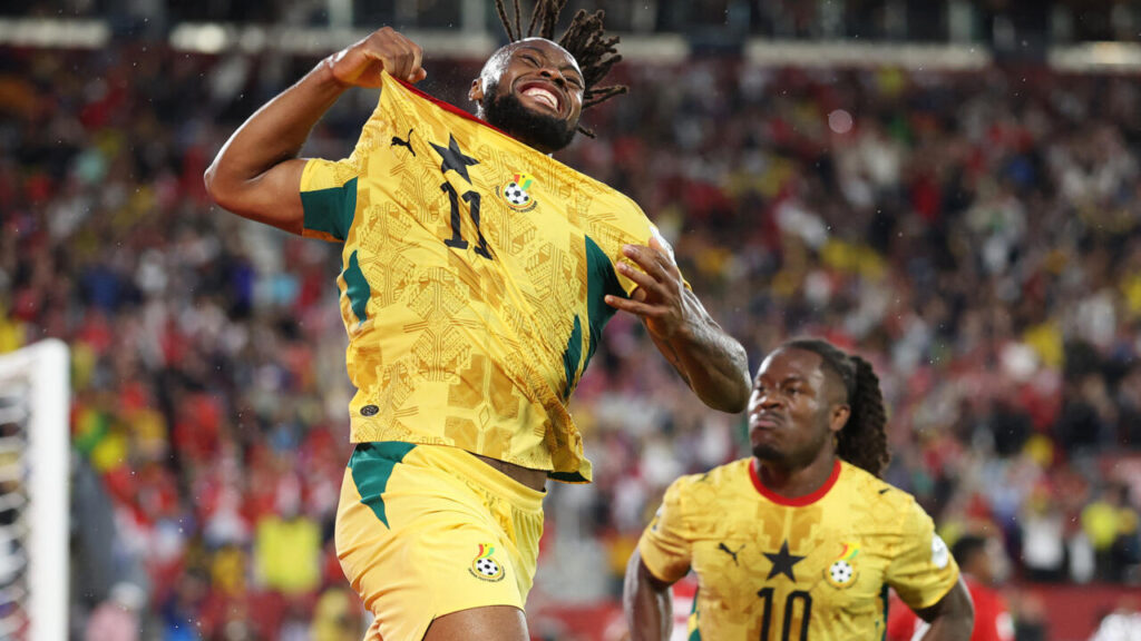 Coupe du monde 2026 : le Ghana remporte son match contre le Panama à la dernière minute.