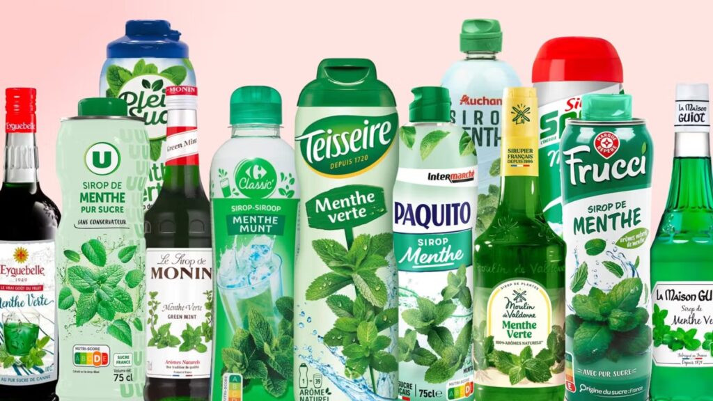 Des sirops de menthe trop verts présentent des risques pour la santé, selon des experts.