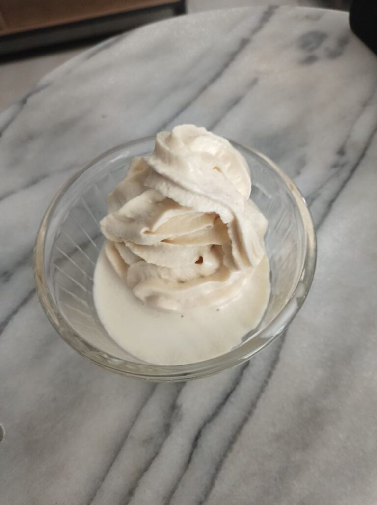 Recette de glace vanille facile avec le swirl Ninja en cuisine sur Gigi