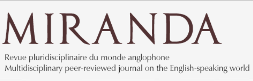 Appel à contributions pour la rubrique « Ariel’s Corner » de la revue en ligne Miranda