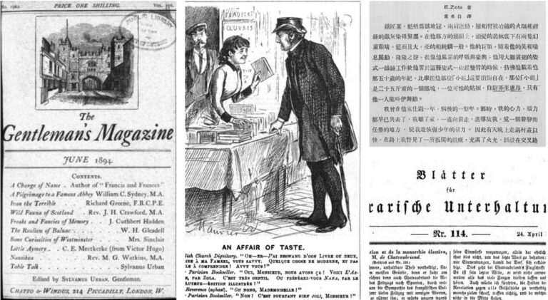 Réception des auteurs français du XIXe siècle par la presse internationale à Lille.