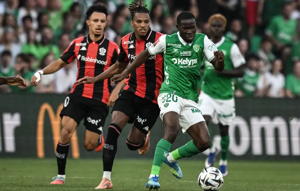 OGC Nice neutralise les Verts lors d’un barrage aller peu inspirant au Chaudron.