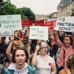 Mort de Lyhanna : faible participation masculine aux manifestations féministes et enfantistes.