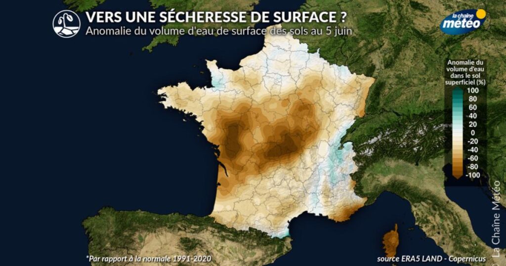 Risque de sécheresse estivale : les régions françaises les plus menacées identifiées.