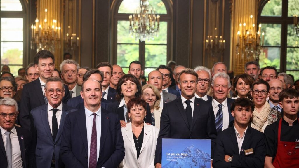 Emmanuel Macron soutient le classement du Pic du Midi au patrimoine mondial de l’UNESCO.