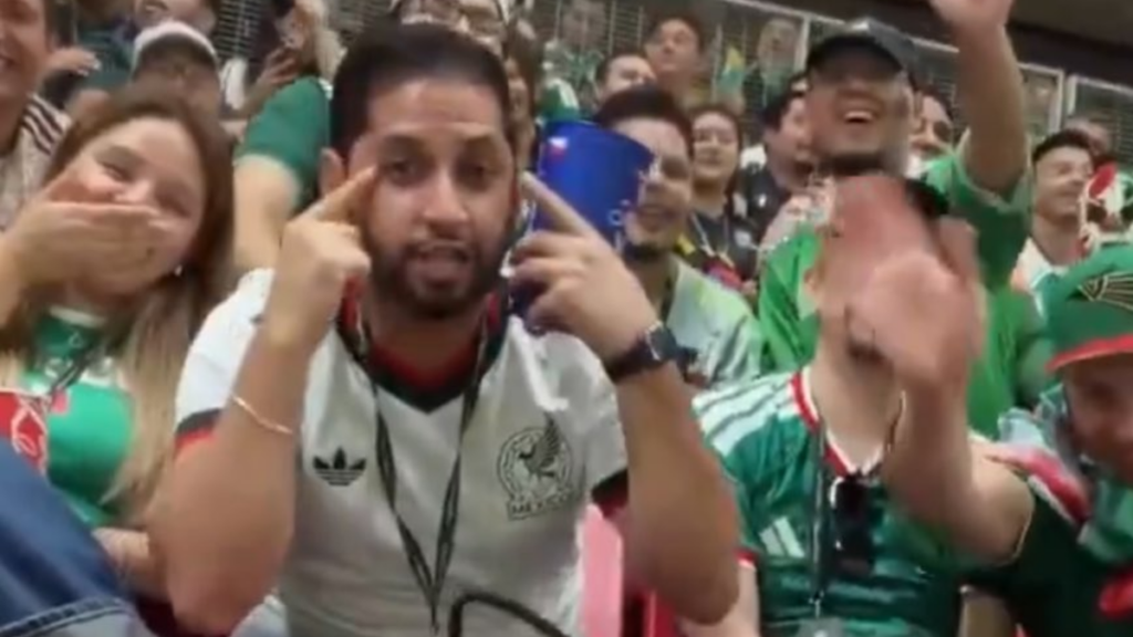 Racisme lors de la Coupe du monde : une jeune femme moquée par un supporter mexicain.