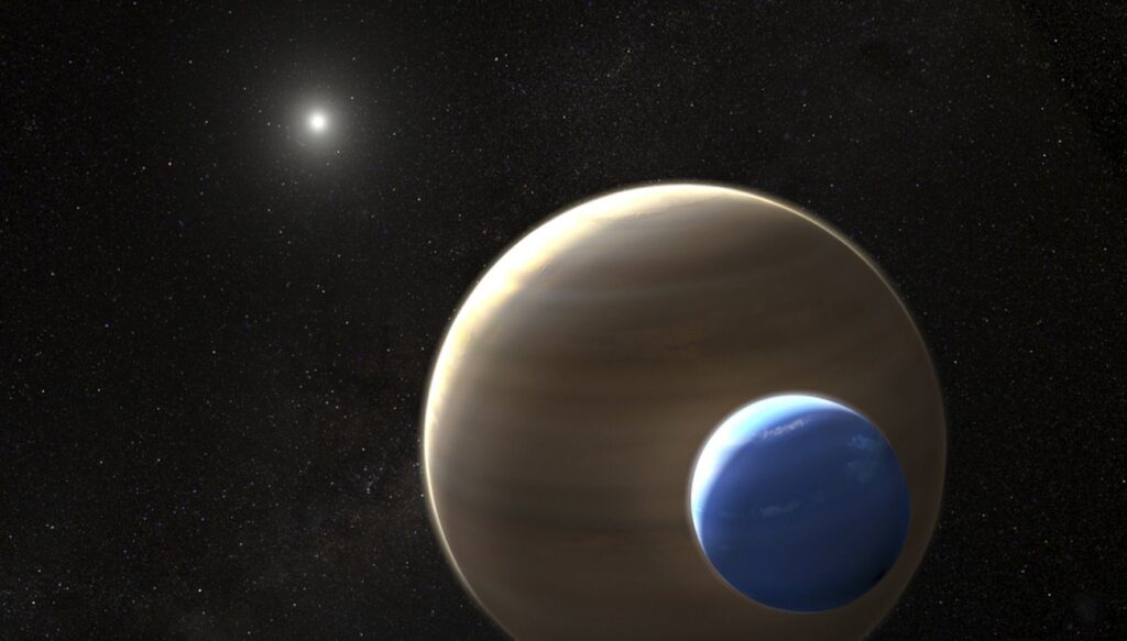 Une exolune géante détectée autour de HD 206893 B par des astronomes européens.