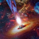 Un trou noir géant découvert précocement dans l&rsquo;évolution de l&rsquo;Univers.