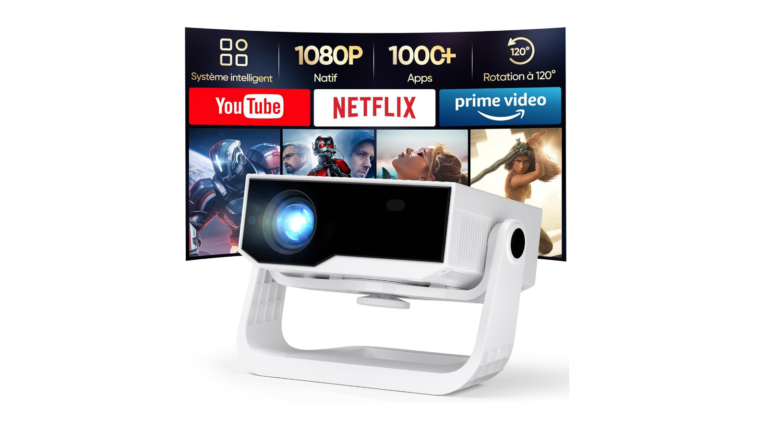 Vidéoprojecteur portable Android 4K à moins de 100€ : une baisse de prix de 50% observée