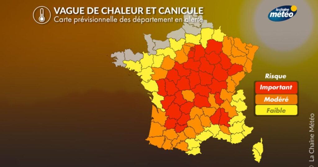 Canicule : alerte confirmée pour plusieurs régions à partir du milieu de semaine