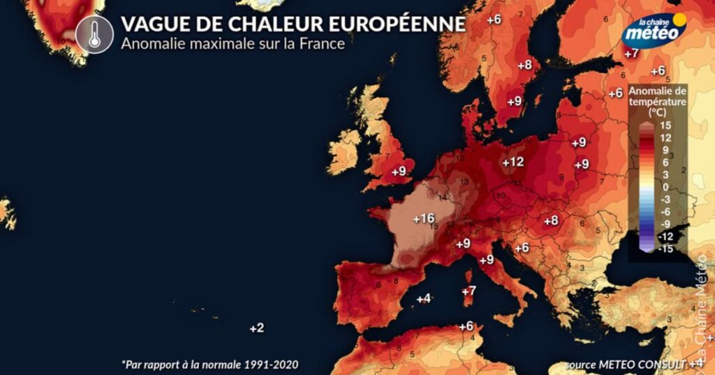 Canicule : la France enregistre des températures record cette semaine en Europe