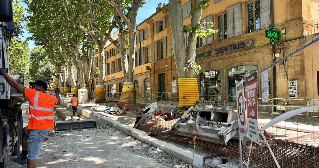 Fortes chaleurs à Aix-en-Provence : ouvriers du BTP confrontés à des conditions extrêmes