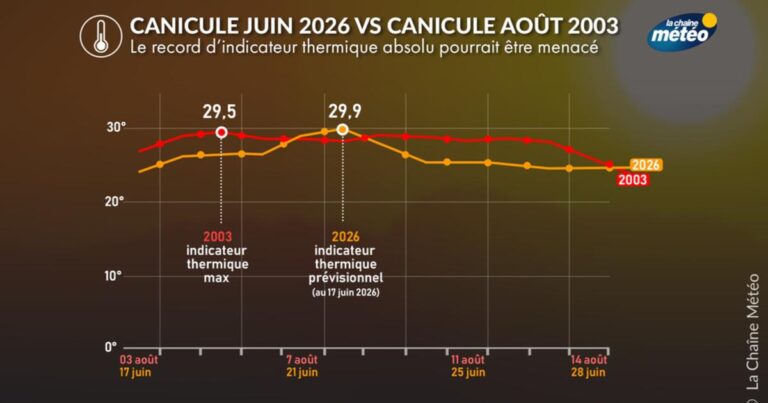 Canicule de juin : comparaison des effets sur la santé avec celle de 2003 en Europe.