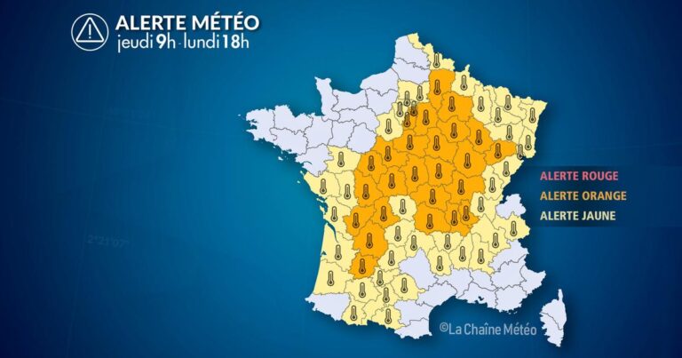 Alerte Météo : Canicule et vague de chaleur historique touchent plusieurs régions françaises.