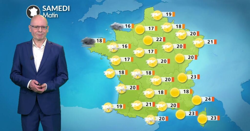 Canicule persistante en France avec risques d’orages samedi