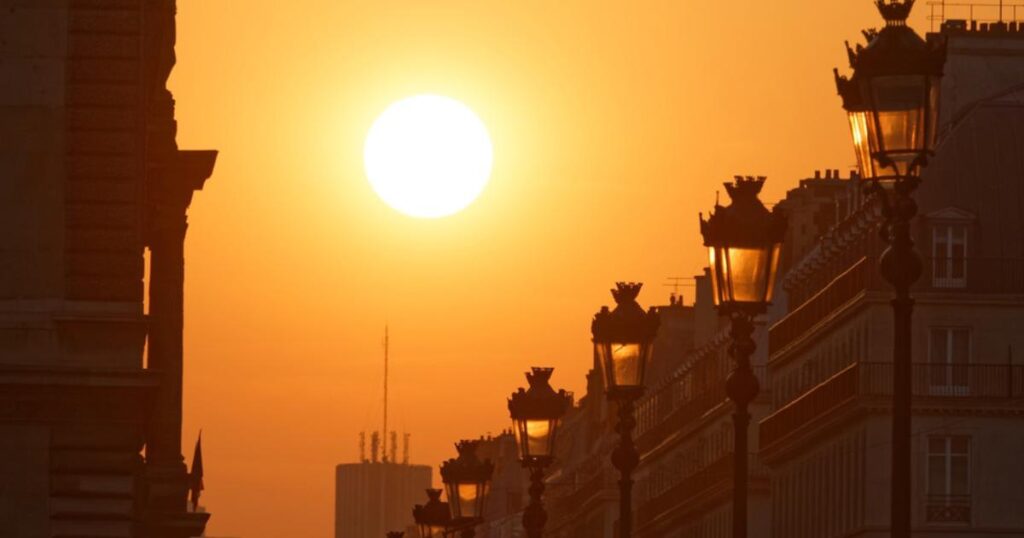Canicule : Paris atteint des températures proches de 40°C, un nouveau record attendu.