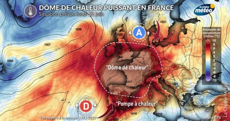 Canicule en France : réapparition d’un dôme de chaleur dans les prochains jours