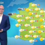 Canicule persistante en France, accompagnée de quelques orages localisés