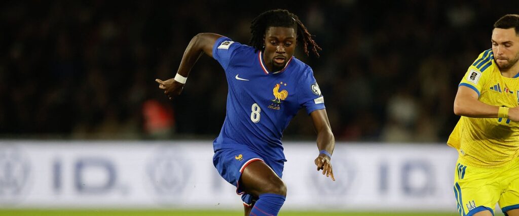 Manu Koné, ancien Toulousain, pressenti pour débuter contre l’Irak en Coupe du Monde.
