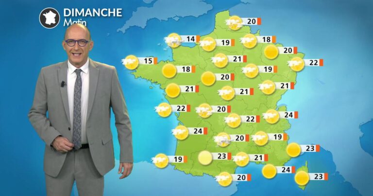 Canicule en France : températures atteignant 40°C cet après-midi dans plusieurs régions.