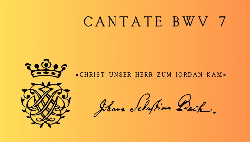 La cantate BWV 7 de Bach interprétée lors d’un concert à Berlin ce week-end.