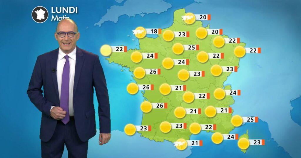 Canicule : records de chaleur attendus avec des températures atteignant 43°C à Bordeaux et Nantes.