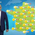 Canicule : records de chaleur attendus avec des températures atteignant 43°C à Bordeaux et Nantes.