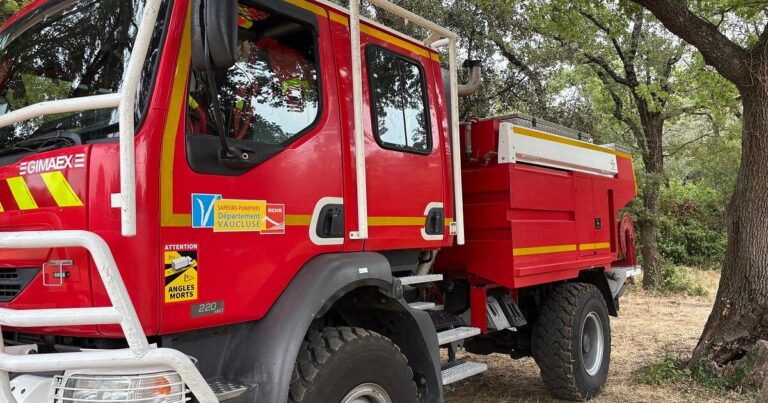 Deux incendies se déclarent à Vaison-la-Romaine et Avignon en Vaucluse, pompiers mobilisés.