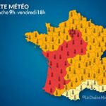 Alerte Météo : Canicule historique avec des températures atteignant 44°C en France.