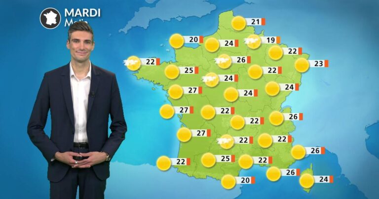 Canicule en France : températures atteignant 41°C à Paris et 44°C à Nantes.