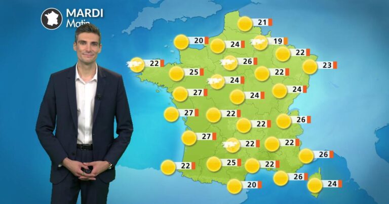 Canicule en France : températures atteignant 41°C à Paris et 44°C à Nantes