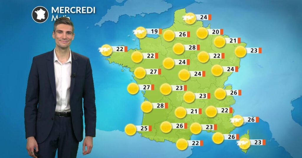 Canicule persistante : températures atteignant 43°C à Nantes et Bordeaux.