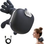 Shiatsu Neck and Neck Massager Yorraka: Dispositif de massage avec 3 niveaux et chaleur rechargeable