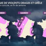 Choc thermique entraîne des orages violents sur plusieurs régions ce week-end
