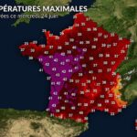 Canicule en France : 44,1°C à Saumur, 58 records de température battus.
