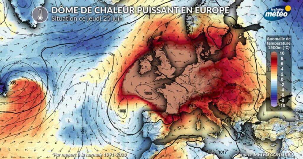 Canicule historique : l’Europe subit des températures record et des alertes sanitaires.