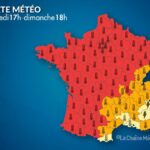 Alerte canicule : températures atteignant 44°C dans plusieurs régions.